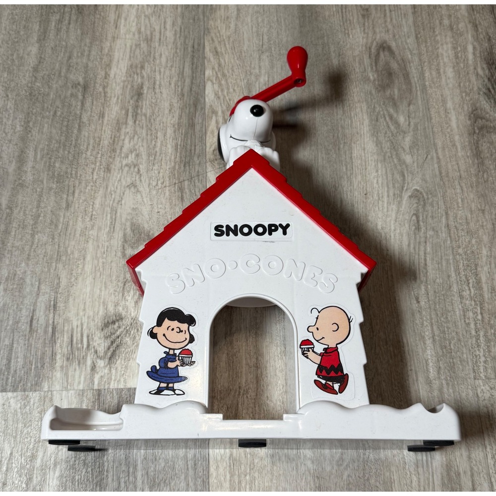 Snoopy Sno Cones Machine Cra Z Art Peanuts Ice Shaver
